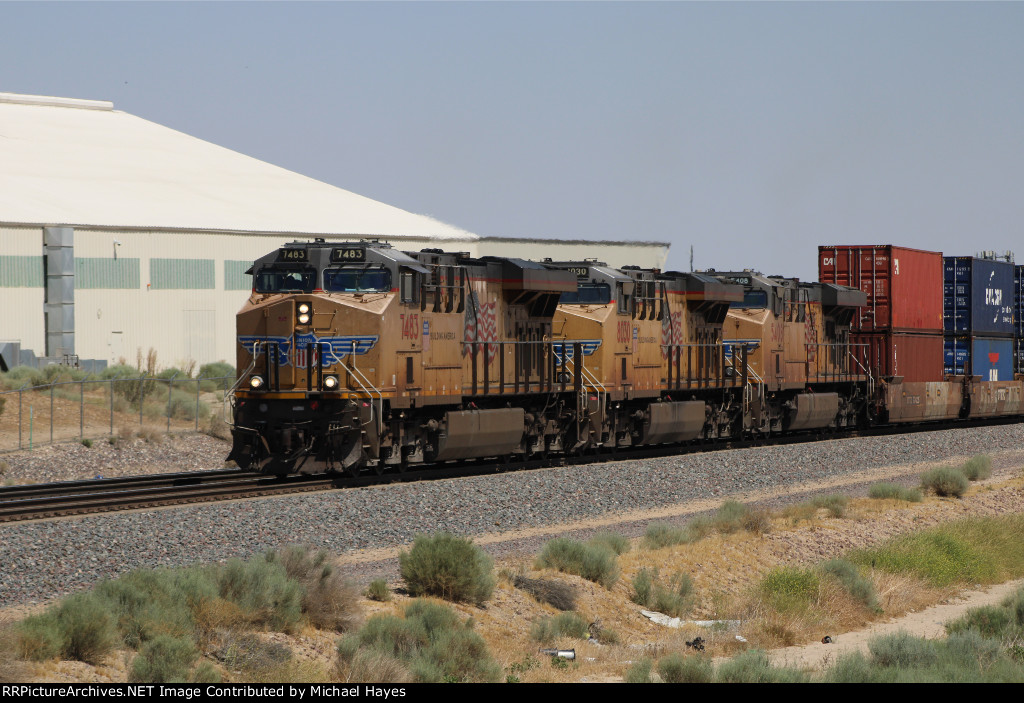 UP Intermodal Train at Victorville CA 